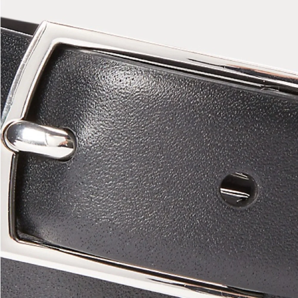 Polo Ralph Lauren Polo Plaque Calfskin Belt